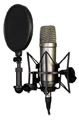Microfono a condensatore Rode NT1A per applicazioni vocali in studio o overhead batteria.